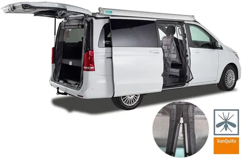 Produktbild Mayr VanQuito Moskitonetz, Schiebetür rechts, MB V-Klasse/Vito, Magnet RV, grobmaschig