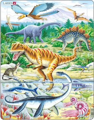 Larsen Puzzle - Dinosaurier 35-tlg. von Larsen