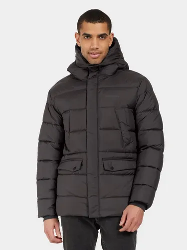 Didriksons Winterjacke schwarz XL (54/56) - Funktionsjacke mit sportlichem Stil, pflegeleicht und ideal für kalte Tage, ausgestattet mit Kapuze und praktischen Taschen.