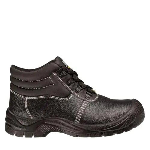 SafetyJogger SAFETYSTAR Sicherheitsschuh Schwarz Größe 45 - Vielseitiger Sicherheitsschuh mit durchtrittsicherer Sohle und Zehenschutz. Ideal für Lager, Baustellen und mehr. Bietet optimalen Komfort und Sicherheit auf jedem Untergrund.