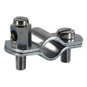 Geakv Erdungsrohrschelle, ½ Zoll, Silber, Rohrschelle, Schelle