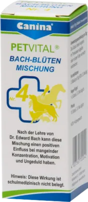 Canina pharma GmbH PETVITAL Bachblüten Nr.4 Globuli vet. 10 g 10528564