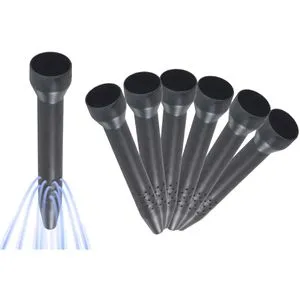 Wenko 6er-Set Wurzel-Gießer in Schwarz - (H)30 x 5,5 cm, gezielte Bewässerung für gesunde Pflanzenwurzeln