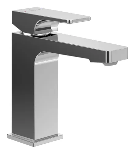 Villeroy & Boch Architectura Square Einhebel-Waschtischarmatur - Waschtischarmaturen aus robustem Messing mit präziser Temperatur- und Durchflusskontrolle. Der Luftsprudler sorgt für ein erfrischendes Gefühl und spart Wasser – ideal für stilvolle Badezimmer!