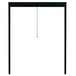 APANA Fliegengitter Fenster Rollo 100x160 cm - Fliegengitter für Fenster, selbstbaubar, mit anthrazit pulverbeschichtetem Aluminiumrahmen und schwarzem Fiberglasgewebe, ideal für effektiven Insektenschutz.