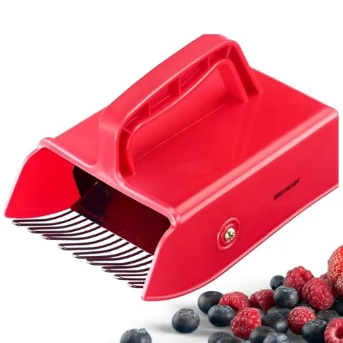 Westmark Beerenpflücker – Ideal zum Pflücken von Heidelbeeren und anderen Wild-Beeren, für den Garten, ohne scharfe Kanten, ergonomischer Griff – BPA-frei