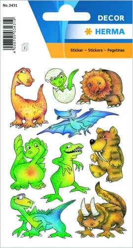 HERMA Aufkleber Dinos 3431
