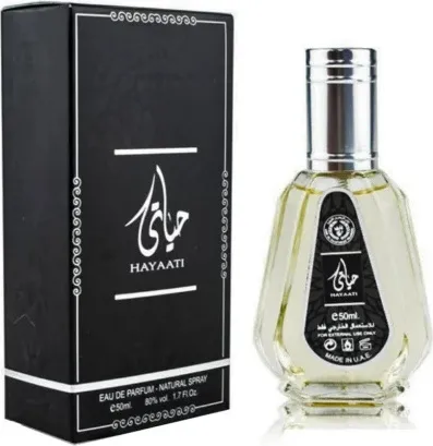 Hayaati EDP 50ML 1.7 OZ by Ard Al Zaafaran Collection of Perfumes Scents of Arabia for Men & Women
