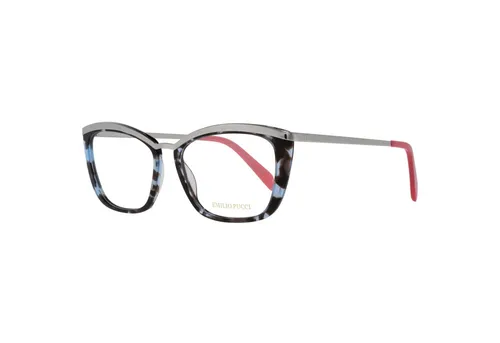 Emilio Pucci Women's Glasses Frame, Multicoloured - Stylische Damenbrille im farbenfrohen Emilio Pucci Design, ideal für modebewusste Frauen, die Akzente setzen möchten.