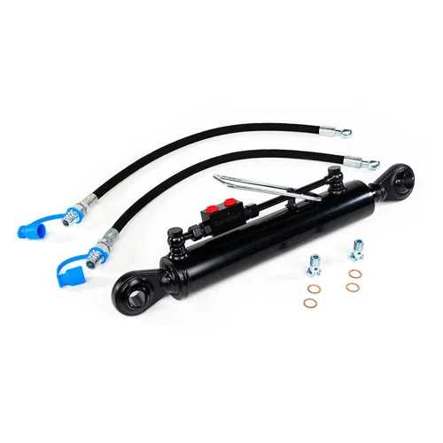 Hydraulischer Oberlenker Kat. 2-2 mit Sperrblock 500-710 mm mit 2 x Schlauch