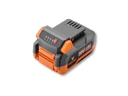 FUXTEC FX-E1B5AH Akku - Standard-Akkus, 20V 5Ah Akku für alle FUXTEC 20V Geräte – Längere Laufzeiten und schnelle Ladezeit von nur 150 Minuten für effizientes Arbeiten im Garten und Handwerk.