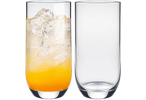 KONZEPT Gläser-Set Trinkgläser Set 6/12-teilig, Transparente 400ml, 6-tlg., Wassergläser Set, Ideal für Saft, Cocktails, Longdrinks, Eiskaffee