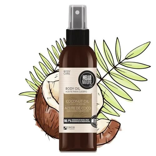 P-Beauty Naturkosmetik Hautöl Körperöl mit Bio Kokosöl, Vitamin E & Mandelöl für geschmeidige, samtweiche Haut - Feuchtigkeitspflege - für trockene Haut - veganes Body Öl - Körperpflege (1x130ml)