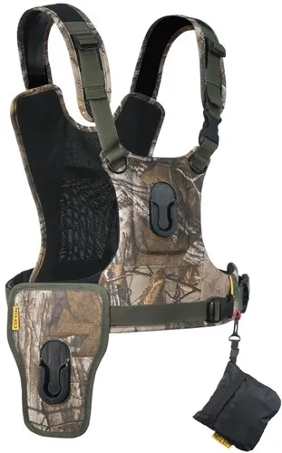 COTTON CARRIER G3 Two Camera Harness Realtree Xtra Camo - Kamera- & Camcordergurte, ergonomisches Design für maximalen Komfort und Stabilität beim Fotografieren.