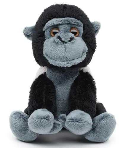 Uni-Toys - Gorilla Plushie, sitzend - 14 cm (Höhe) - Plüsch-AFFE - Plüschtier, Kuscheltier