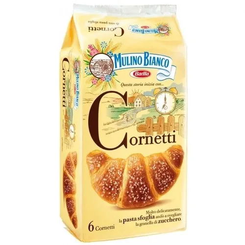 Barilla Mulino Bianco Kuchen 6x Cornetti Classici Croissant Brioche kekse