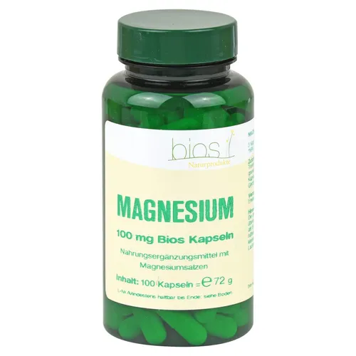 Magnesium 100 mg Bios Kapseln 100 St