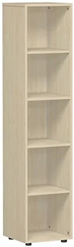 Geramöbel Aktenregal Flex, S-345001-A, ahorn - Büroschränke mit 5 Ordnerhöhen und bis zu 25 kg Fachbodentraglast, ideal für effiziente Büroorganisation. Vormontiert und made in Germany.