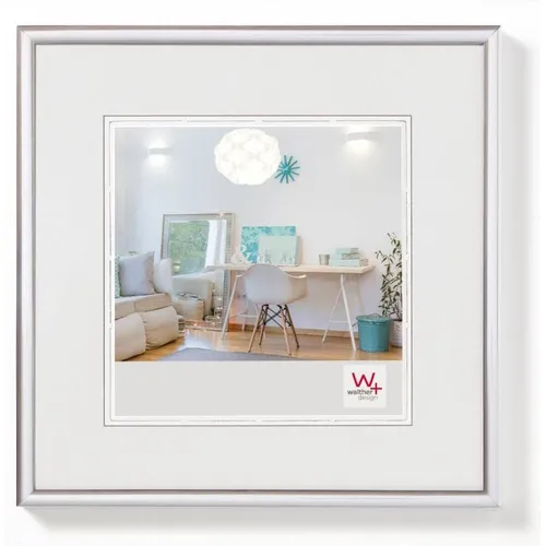 Walther Bilderrahmen Quadratisch 13x13 cm Silber