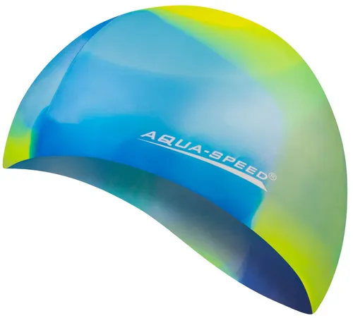 Aqua Speed Badekappe Batik-Design Schwimmhaube – Bunte Farben für Erwachsene & Kids (Hautfreundlich & dehnbar – perfekter Sitz für jedes Training), Reißfestes Material – ideal für regelmäßiges Training & Sport