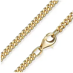 Materia Goldkette 3mm Panzerkette für Damen und Herren von Materia by Matthias Wagner