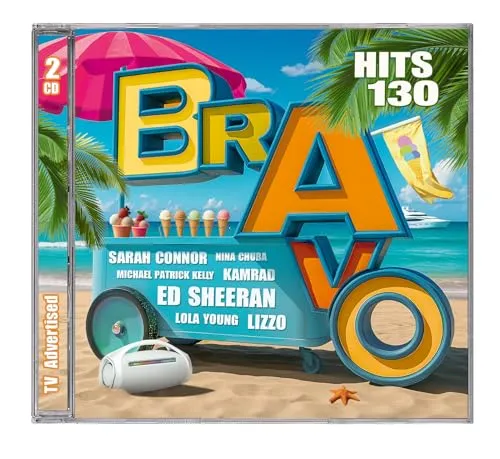 BRAVO-Hits Vol. 130 - 2 CD Neuheiten Edition - CD-Album mit den neuesten Hits, ideal für Musikliebhaber und Partys. Erleben Sie die besten Tracks des Jahres 2025!