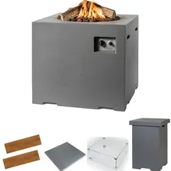 Happy Cocooning Mania Feuertisch Lounge & Dining Komplettset 19,5 kW