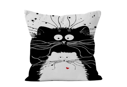 maDDma Dekokissen 1 Kissenhülle Katzenfreund, Motiv Katze 4
