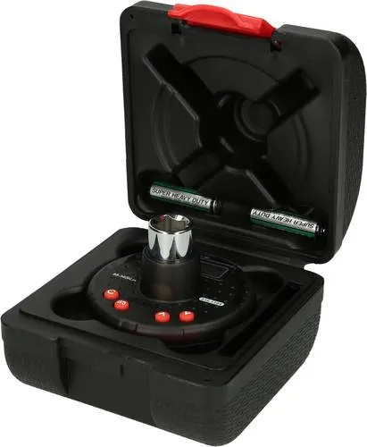 KS Tools 516.1194 Digitaler Drehmomentadapter mit Winkelmesser - Winkelmesser für präzise Drehmomentmessung von 68-340 Nm, ideal für professionelle Anwendungen in Werkstätten.