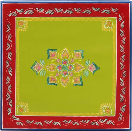 vidaXL Handbemalter Couchtisch aus Mango Holz von vidaXL