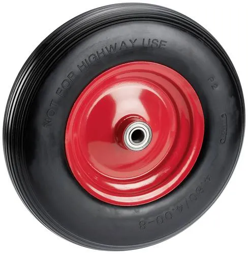 Dörner + Helmer 740357P Pannensicheres Rad 400 mm - Sonstige, langlebiges pannensicheres Rad mit Metallfelge und 20 mm Bohrung, ideal für vielfältige Transportanwendungen.
