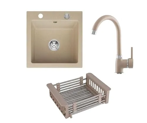 Küchenspülen & Spülbecken Beige von Faizee Möbel