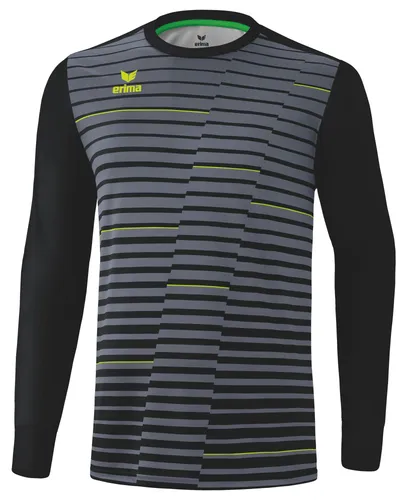 Erima Kinder Torwart Trikot Pro 2.0, schwarz, 164 - Trainingsbekleidung mit perfektem Tragekomfort, strapazierfähigem Material und Ellbogenpolstern für besten Aufprallschutz – ideal für junge Torhüter!