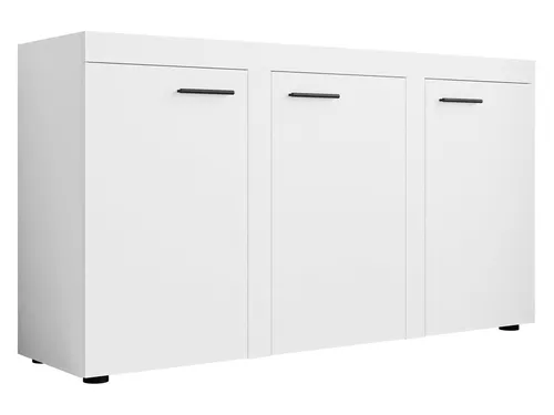 Mirjan24 Kommode Weiß, 149x82x40 cm - Elegante Kommode aus Holzwerkstoff in klassischem Weiß, ideal für Ihr Wohnzimmer. Mit einfacher Montageanleitung und hochwertiger Verarbeitung für langlebigen Einsatz.
