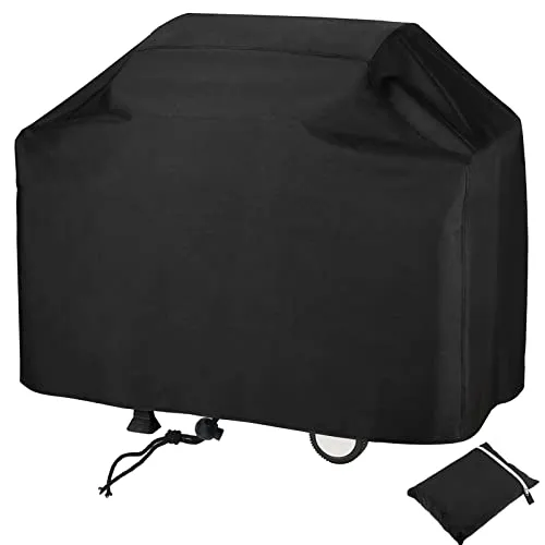 Grill Abdeckhaube, Grillabdeckung Grillschutz, Gasgrill Regendicht BBQ Abdeckung Cover Schutzhülle Haube Staubdicht Grill Abdeckplane Grillschutz (147x61x117cm)