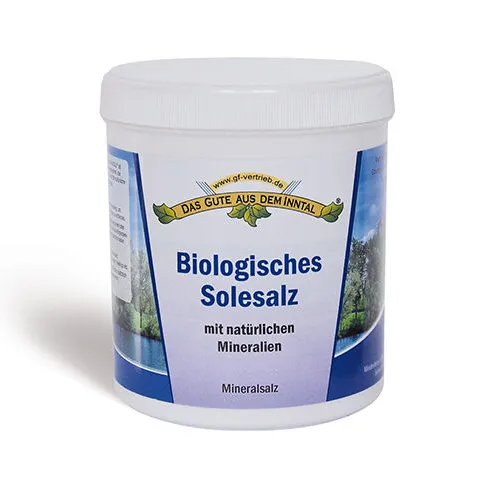 Biologisches Sole Badesalz natur 500g Badezusatz
