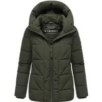 Marikoo Damen Winterjacke Kuschelnasee mit Fleecefutter - Modische Winterjacke „Kuschelnasee“ von Marikoo mit modernem Design und weichem Fleecefutter. Ideal für kalte Tage, schützt sie zuverlässig vor Wind und Kälte. Zwei Reißverschlusstaschen bieten praktischen Stauraum.