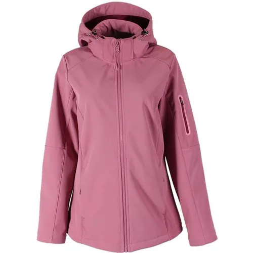 McKINLEY Damen Jacke Kadino II W - Funktionsjacke mit elastischem VENTMAX Softshell, idealer Wetterschutz und optimale Bewegungsfreiheit für sportliche Wanderungen.