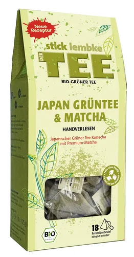 Naturbelassener Bio Tee Grüntee & Matcha