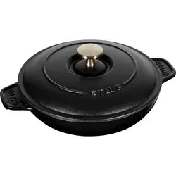 Staub Auflaufform 20 cm aus Gusseisen - Kochtopf, ideal zum Braten und Schmoren, sorgt für gleichmäßige Wärmeverteilung und ist langlebig dank hochwertiger Emaille-Beschichtung.