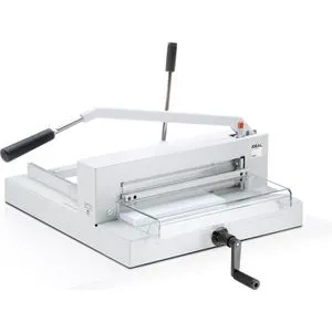 Ideal Stapelschneider 4305 - A3, 500 Blatt Schneidleistung - Papierschneidemaschinen mit einer Schnittlänge von 430 mm und sicherem SCS - Safety Cutting System für präzises Schneiden von bis zu 500 Blatt.
