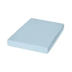 Janine Spannbettlaken ELASTIC 5002 in blau von Janine
