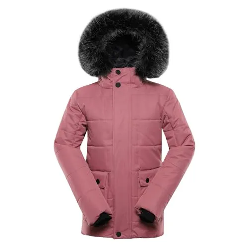 ALPINE PRO EGYPO Mädchen Winterjacke, Outdoor Jacke, Leicht Wanderjacke, Skijacke, Sportjacke, Funktionsjacke, PUFFY Stil, Bergjacke, Winddichte, Wasserdichte und Atmungsaktive Jacke mit Warmfutter