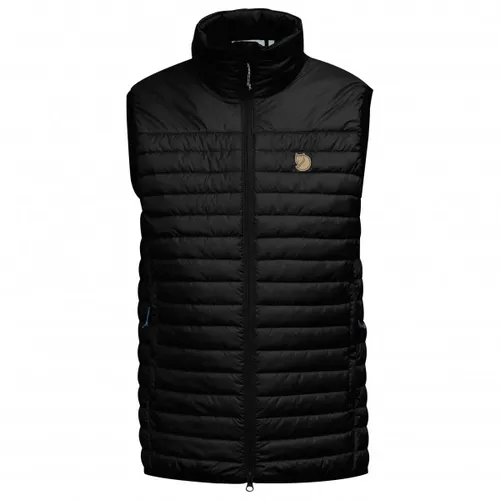Fjällräven Abisko Padded Vest Men Black (S) - Weste für Herren, leicht und platzsparend, ideal für kühle Sommerabende und Wanderungen. Mit G-Loft Supreme Füllung für optimale Wärme und zwei praktischen Taschen.