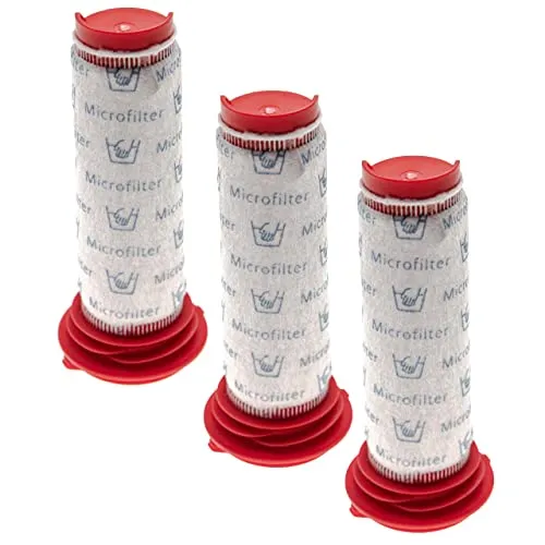 vhbw Filterset 3x Motorschutz-Filter kompatibel mit Bosch Athlet BCH6RE8KGB, BCH6re8kgb/01, BCH6zooau/01, BCH6zooau/02, BCH6ZOOO Staubsauger