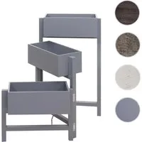 MCW Pflanzregal, Grau, Holz, 108x65x15 cm in grau von MCW