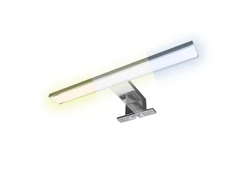 kalb LED Spiegelleuchte LED 3 Farben in 1 Badleuchte Badlampe Spiegellampe 230V, warmweiß bis kaltweiß