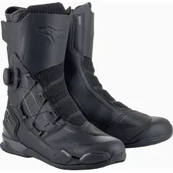 Alpinestars SP-X BOA Drystar Motorradstiefel, schwarz-grau, Größe 44 - Motorradstiefel mit BOA Speed Lace System für schnelles und sicheres Schließen. Drystar®-Futter bietet wasserdichten und atmungsaktiven Schutz bei jedem Wetter.