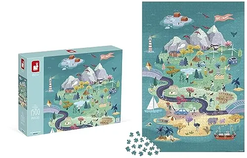 Janod, Puzzle 1500 Teile, Eskapismus ab 10 Jahren, J02514