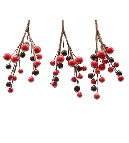 Beerenzweige 7cm Dekozweige Tannenzweige Weihnachtsdeko 3